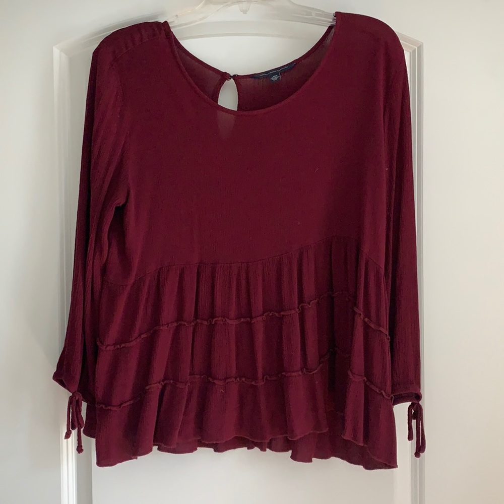 American Eagle Outfitters Boho flowy blouse